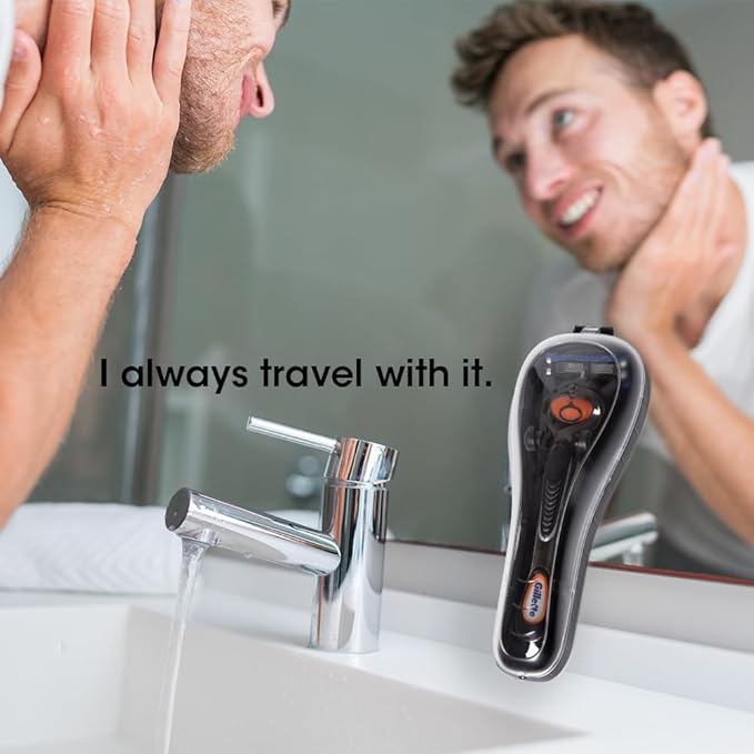 Nincha Manual Razor Travel Case Portable Plastic Manual Razor Trimmer Protector Black