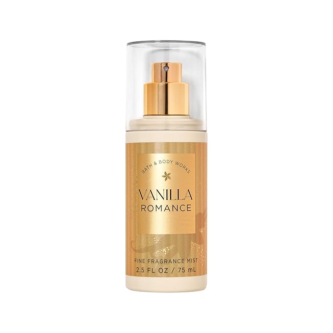 Bath and Body Works Fine Fragrance Mist Travel Size Mini Purse Spray 2.5 Ounce (Vanilla Romance)
