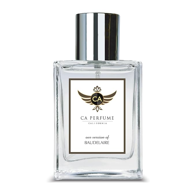 CA Perfume Impression of Baudelaire for Men Leather Fragrance Long Lasting Mens Cologne Eau De Parfum 1.7 Fl Oz 50ml