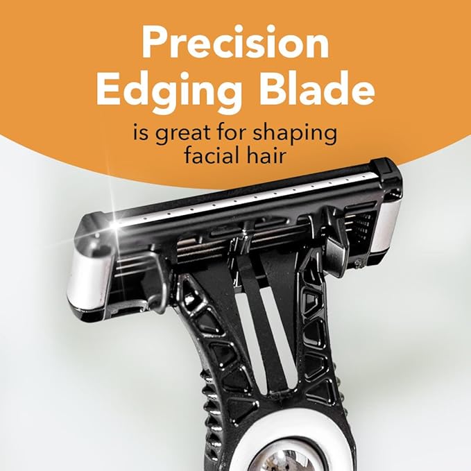 BIC Flex 5 Men's Disposable 5 Blade Razors, For a Smooth Shave and Precision Edging, 4-Pack