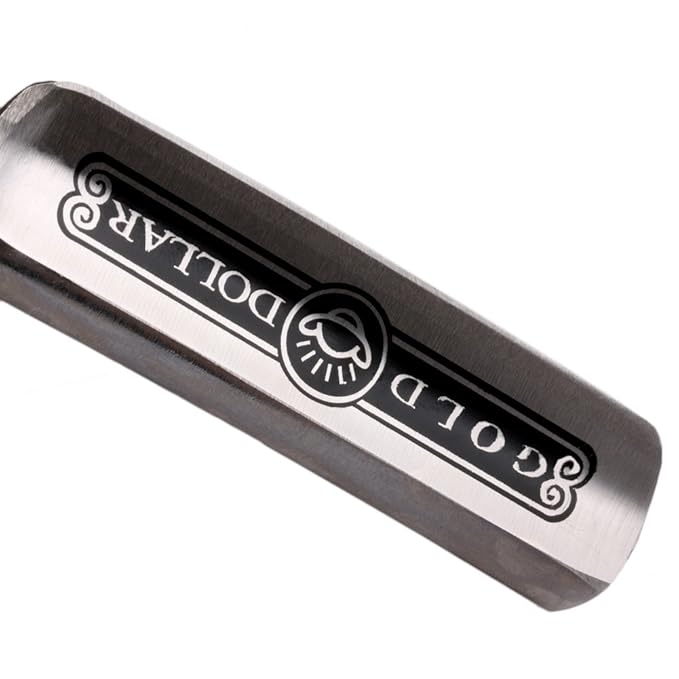 Pro Gold Dollar Shave Knife 66 Straight Edge Barber Razor Folding Hair Shaving