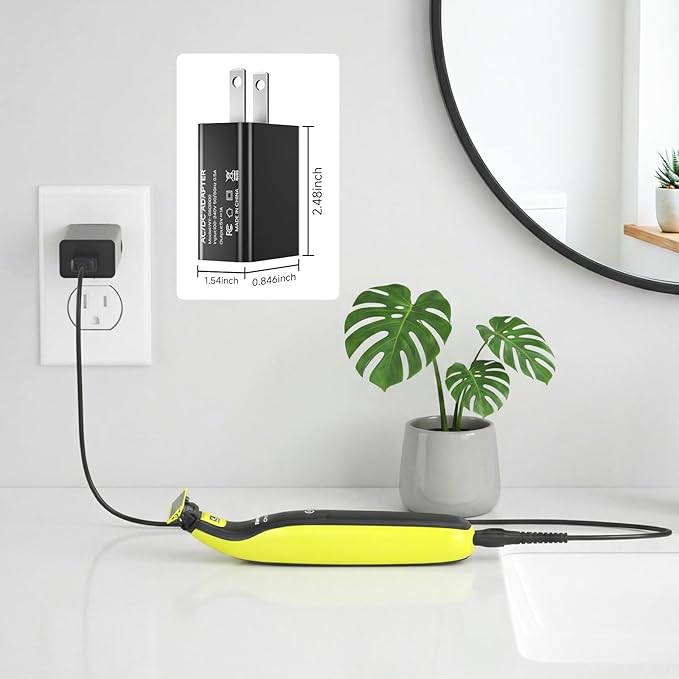 Auspow 5V Charger Fit for Philips Norelco Wet & Dry Electric Shaver Series 2000 2400 2600 3600 3900 5400 5000X 7200 i9000,3000 5000 7000 9000, Fit for Phillips OneBlade QP2724 QP2834 Trimmer Razor