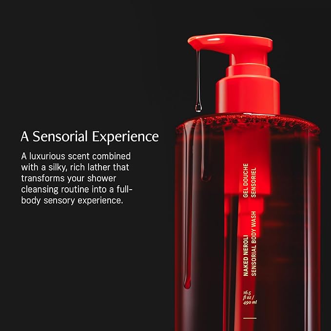 CYKLAR Sensorial Body Wash. Naked Neroli Hydrating Cleanser with Moisture Locking Multi-Oil Complex, Sodium PCA and Glycerin. Nourishing Shower Gel for Women and Men, 16.5 Fl Oz Luxury Bodywash