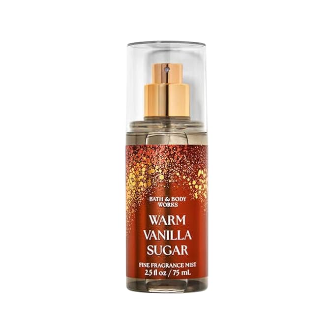 Bath and Body Works Fine Fragrance Mist Travel Size Mini Purse Spray 2.5 Ounce (Warm Vanilla Sugar)
