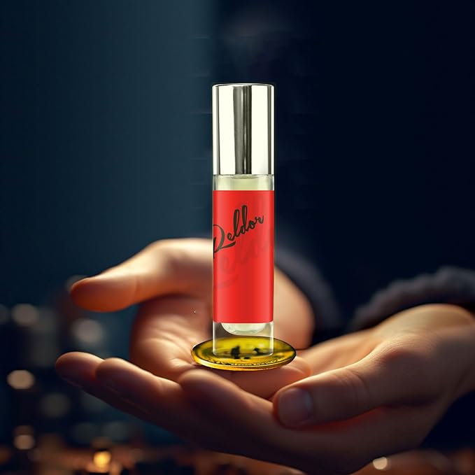 Pheromone Cologne for Men Roll On - Original Pheromones Perfume Oil Elixir - Midnight 10ml Travel Size Fragrance for Him | Confidence Boosting Daily Wear Gift for Mens