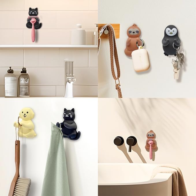 AGMDESIGN Cute Dog Silicone Razor Holder, Funny Dogs Animal Bathroom Decor, Dog Lover Gifts for Men Women Wife Husband, Valentine's Day Birthday Gifts for Him Her Wife Husband Boyfriend Girlfriend
