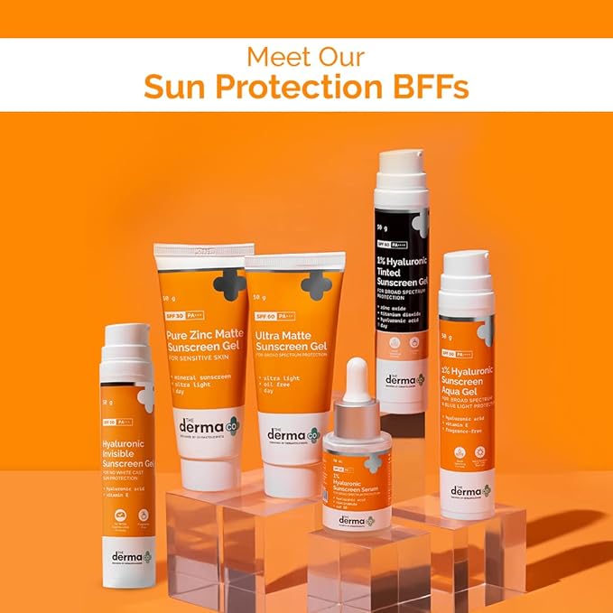 The Derma Co Pore Minimizing Priming Sunscreen with SPF 50 & PA+++ | Reduces Pore Size & Excess Oil | 2-in-1 Primer with SPF | Matte Finish with No White Cast | 1.76 Oz/50g