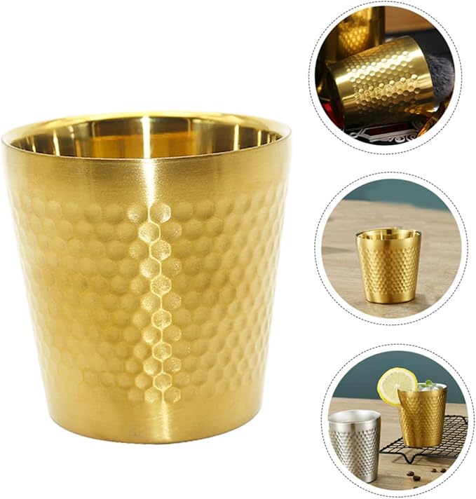 DOITOOL 2pcs Stainless Steel Shaving Bowl for Men Foaming Vessel for Daily Use Resistant Easy to and Personal Grooming Tool