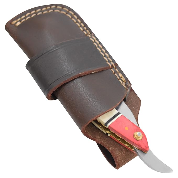 Straight Razor | Straight Edge-Razor Rosewood Handle- Sharp | High Hardness Stainless Steel Cutthroat Straight Edge Blade | Barber Razor (218) BR