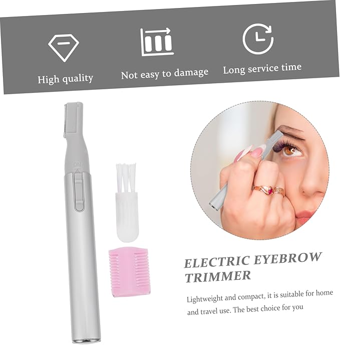 balacoo 1 Set Electric Eyebrow Trimmer Eyebrow Shaper Razor Hair Remover Face Epilator Facial Hair Men Shavers for Face Shaving Tool Brow Razor Man Care Abs