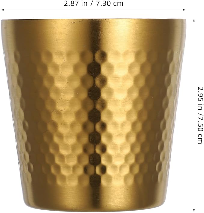 Beaupretty Stainless Steel Shaving Bowl for Men 175Ml Hammered Metal Shave Cup Sturdy Household Shaving Soap Bowl and Grooming