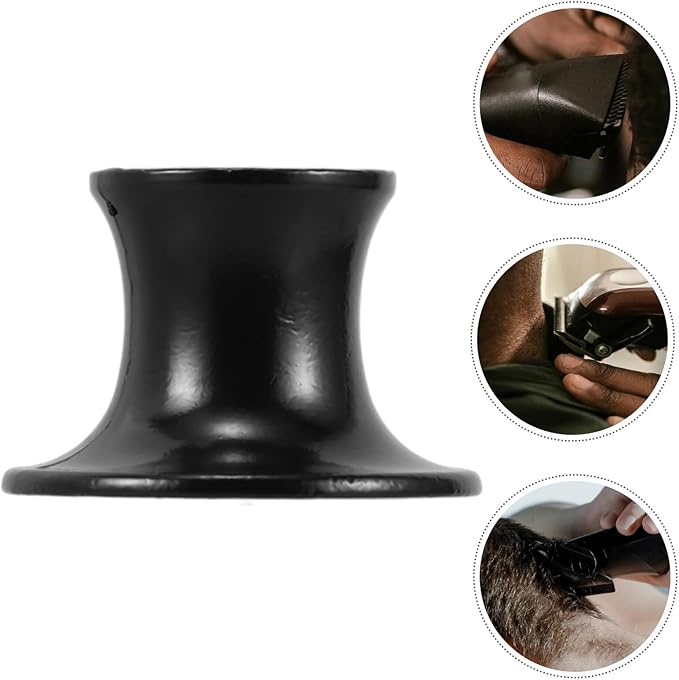 Healifty Safety Razor Stand Shaving Brush Holder Alloy Base for Men’s Manual Razors Bathroom Countertop Shaving Accessory