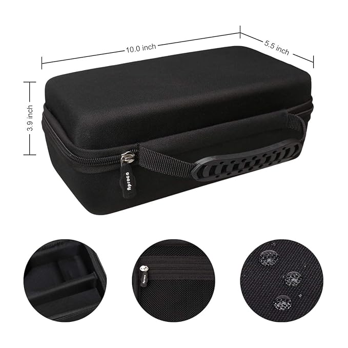 Aproca Case Compatible with Wahl Professional 5 Star Series Magic Clip Cordless Hair Clipper #8148#8504#8545#8509#8451, Portable Storage Bag for Accessories (Black)