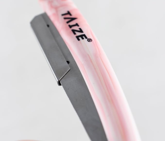 TAIZE - Straight Razors - Pink Marble - 5''