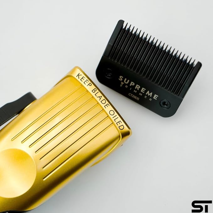 Supreme Trimmer 2Spee STC922 – Professional Cordless Hair Clipper with Removable Blade | 210 Min Runtime, 2-Speed Motor, Digital Display, Smooth Lever & Color Coded Guards