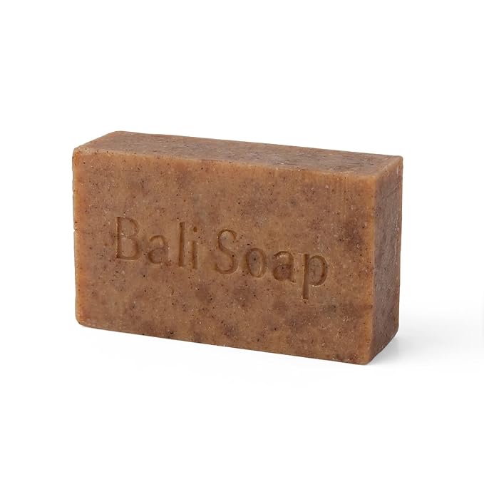 Bali Soap - Cinnamon Natural Bar for Men & Women - Bath, Body and Face Care - Vegan, Handmade, Exfoliating - 3 Pack, 3.5 Oz each