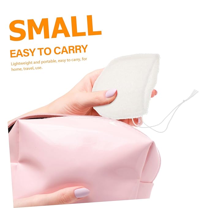 SAFIGLE Exfoliating Facial Cleansing Mitts Konjac Body Scrub Mitt Gentle Skin Exfoliator Mittens for Women Men