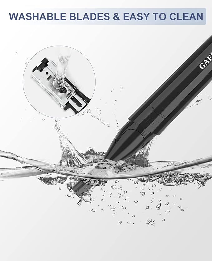 Electric Eyebrow Trimmer, Painless Portable Eyebrow Shaper Trimmer Kit for Women Men, Eyebrow Hair Trimmer with Battery for Face Lips Armpit Leg Body