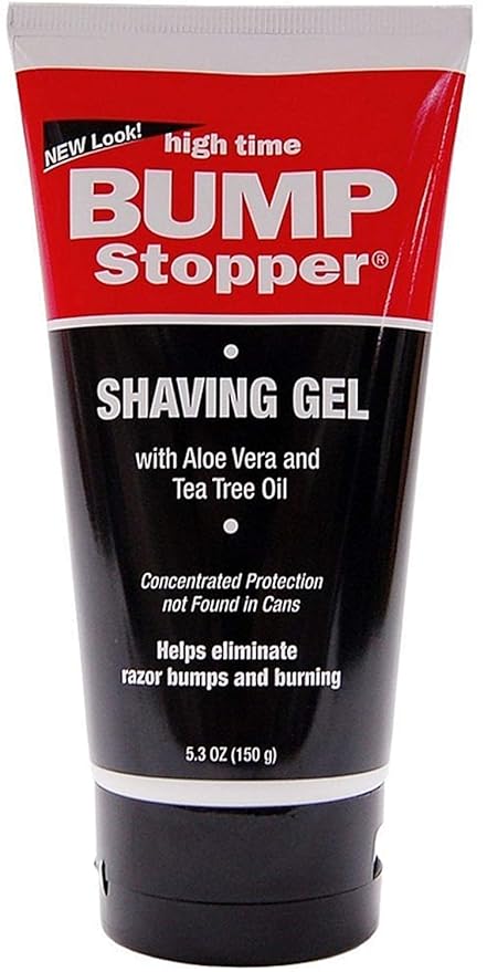 High Time Bump Stopper Shave Gel W/Aloe & Tea Tree Oil 5.3 oz (Pack of 7)