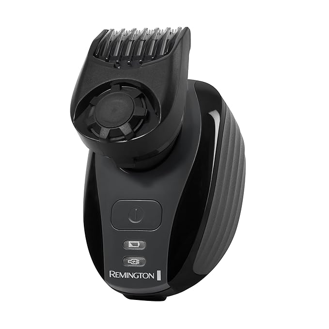 Remington Balder™+ Head Shaver 3 Dual-Track Cutting Heads Multi-Directional Pivot 45 Minute Run Time 100 Percent Waterproof Complete Grooming Kit with Beard Trimmer Nose and Ear Trimmer