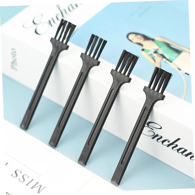 Angoily 120pcs Shaving Brush Small Brush for Household Use Beard Shaver Cleaning Hair Clipper Replacement Electric Shaver Barber Shop Accessory
