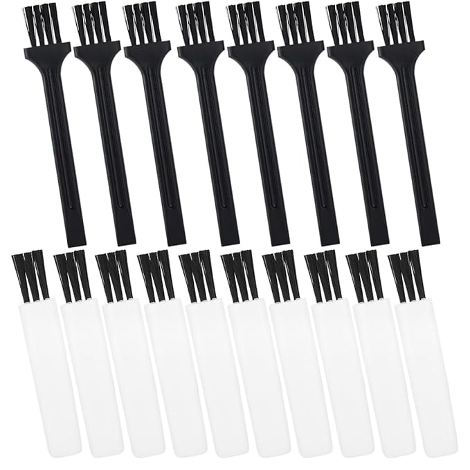 Beaupretty 60pcs Cleaning Tool Clipper Cleaner Mini Cleaning Brush Razor Cleaner Plastic Brush for Keyboard Portable