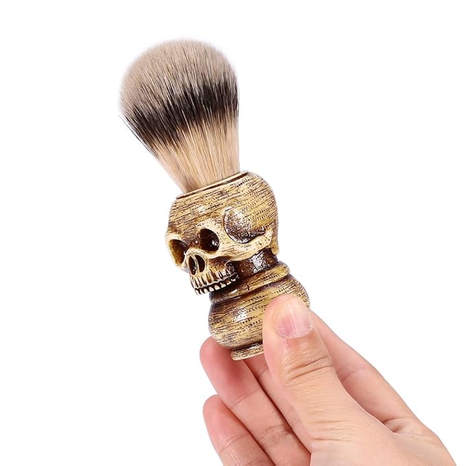γππ‘π«π’π¬ππ¦ππ¬ ππππ₯π¬γ Mens Skull Head Salon Beard Shaving Brush