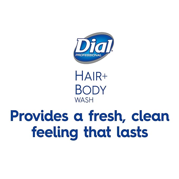 Dial Professional Hair Shampoo + Body Wash, 1 Gallon, 128 Fl Oz