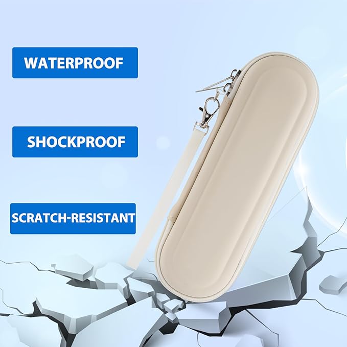 Toothbrush Travel Case for Oral B/Oral-B Pro 1000 1500 5000 7000 & Philips Sonicare 4100 1100 5300 5100 6100/iO Electric Toothbrush, Hard Protective Storage Bag (Starlight-2)