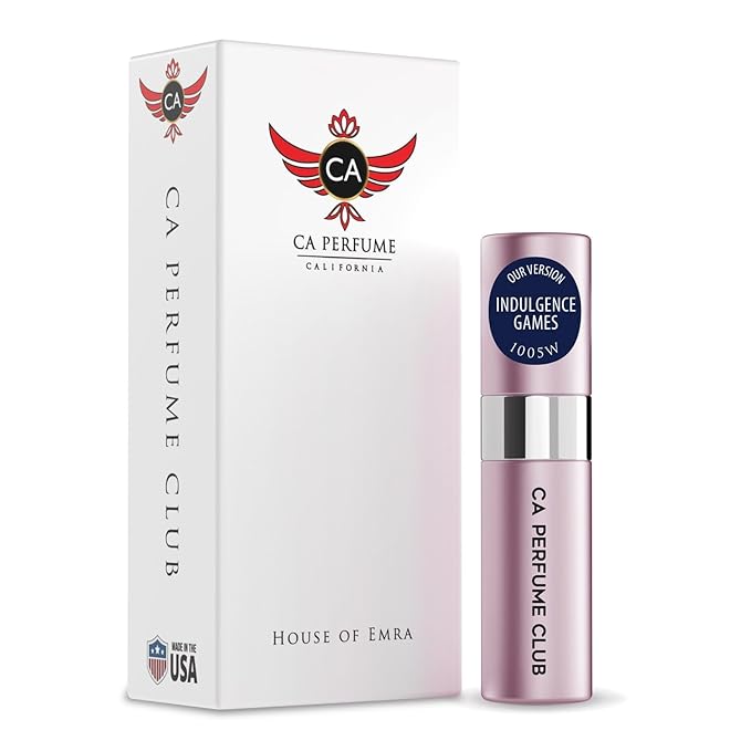 CA Perfume Impression of Indulgence Games for Women Eau De Parfum Spray Long Lasting Floral Fruity Gourmand Perfume (0.27 Fl Oz / 8ml)