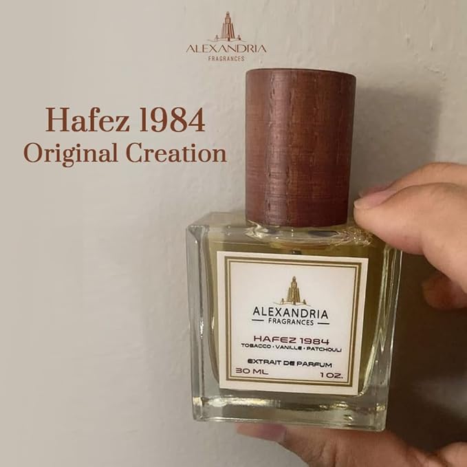 Alexandria Fragrances Hafez 1984 Intense Perfume – Premium Men’s Eau de Parfum with Oud & Vanilla Notes – Luxury Fragrance with Leather, Roasted Coffee & Oud – Man Cologne for Every Occasions – 30ml