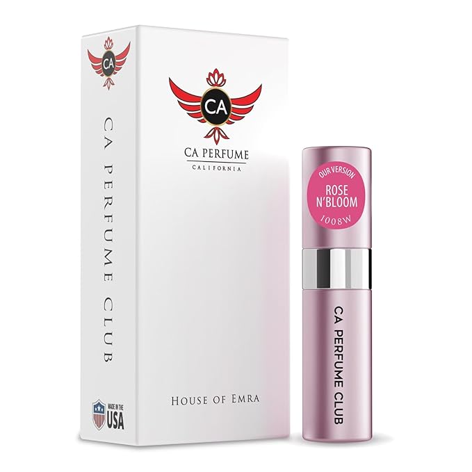 CA Perfume Impression of Rose N’Bloom for Women Eau De Parfum Spray Long Lasting Floral Perfume (0.27 Fl Oz / 8ml)