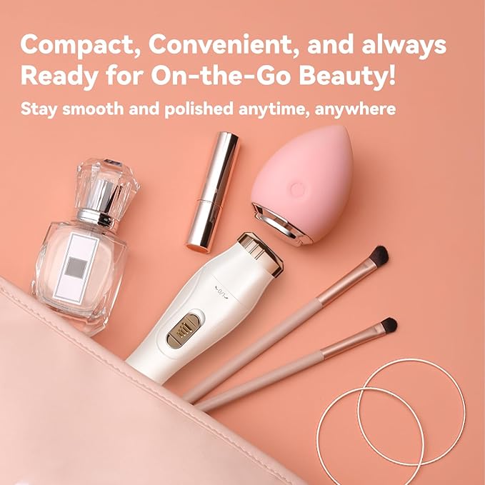 Rechargeable Electric Razors Shaver for Face/Leg/Arm/Chin/Eyebrow/Pubic/Bikini Trimmer for Women Lady Body Hair Remover Painless Cordless