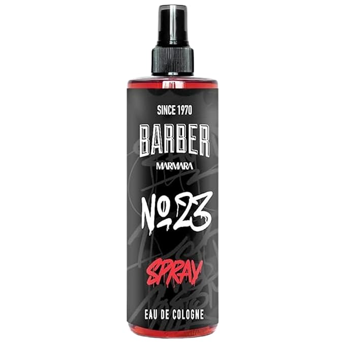 barber marmara Eau de Cologne Pump Spray Mens Graffiti After Shave Men's Fragrance Water Shaving Water Men Barber Men's Fragrances Body Spray Barbershop Travel Size (50 ml, No23)