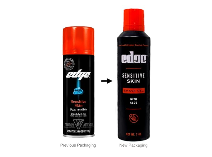 Edge Shave Gel Sensitive Skin 7 Oz (Pack of 12)
