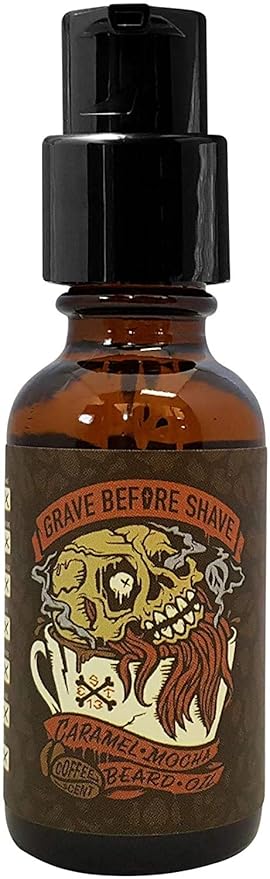 Grave Before Shave™ Caramel Mocha Blend Beard Oil (Caramel Mocha Coffee scent)