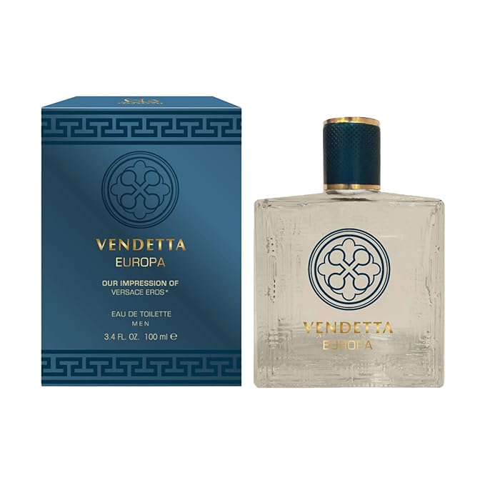 Vendetta Europa Impression Cologne for Men, 3.4 Ounces