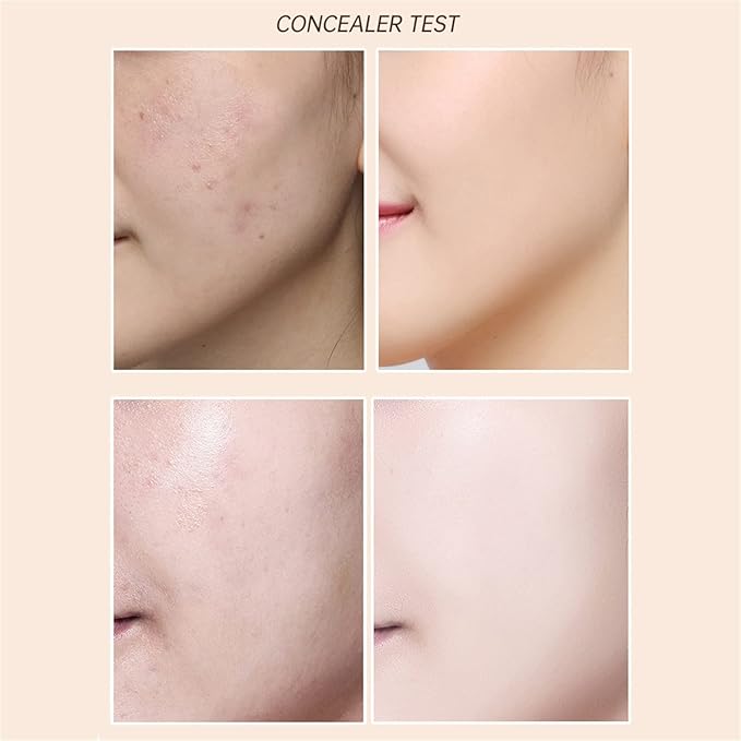 Long Lasting Moisturizing BB Cream, Skin Friendly Oil Control Liquid Natural, Hyaluronic Acid Moisturizing Cream, (B)