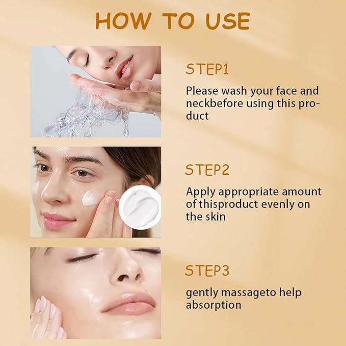 Rice Cream for Face, Rice Raw Pulp Essence Face Cream Anti Aging Face Moisturizer Face Cream Daily Skincare Moisturizing Soothe Dryness Anti-wrinkle Lightweight Facial Cream for Women & Men