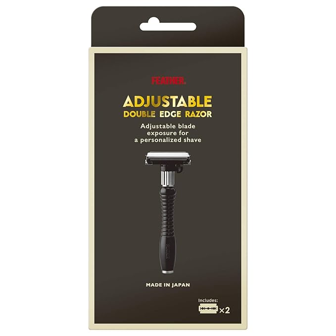 Feather Adjustable Double Edge Safety Razor