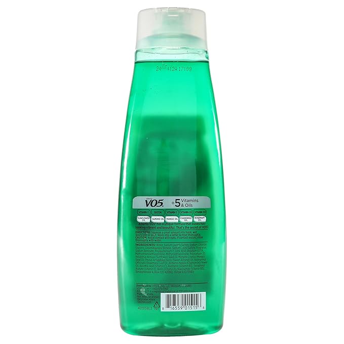 Alberto VO5 Men 3 in 1 Fresh Energy - 3 in 1 Shampoo Conditioner and Body Wash - With 5 Oils and 5 Vitamins - Fresh, Long Lasting Scent - 15 oz