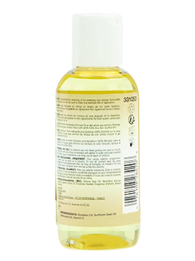 Satin Smooth Satin Release Wax Residue Remover Oil, Almond-Infused, Post-Waxing Oil, Skin Care, 4 fl. oz, 2-Pack