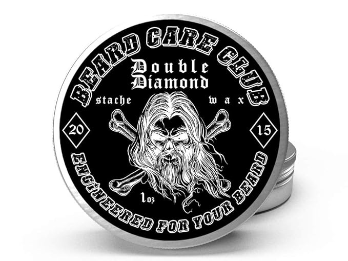 Double Diamond Mustache Wax
