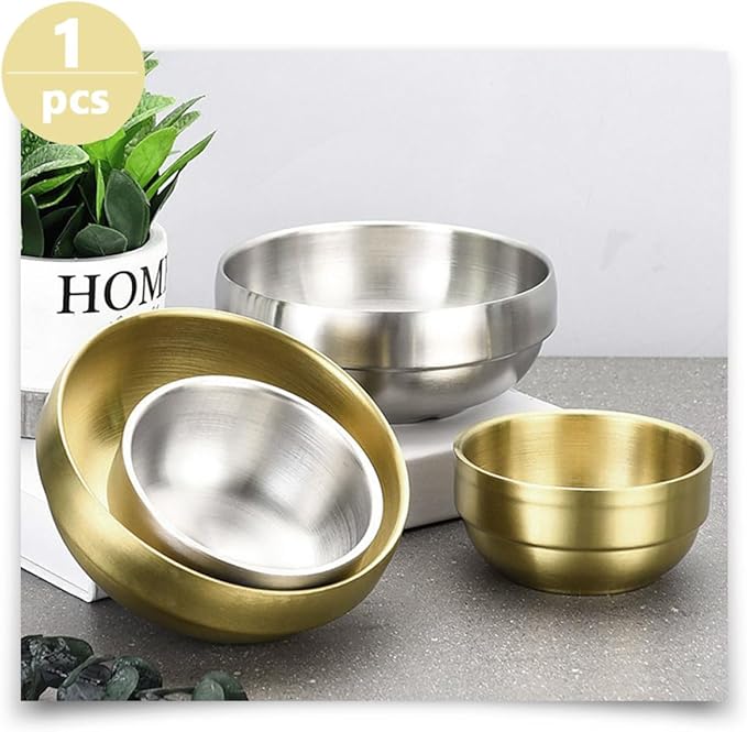 Shaving Soap Bowl for Men Stainless Steel Foaming Bubble Bowl Facial Cleansing Tool Gold Razor Lather Cup for Sensitive Skin Beard Care