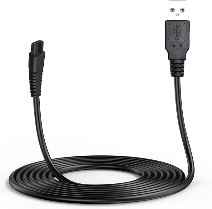 USB Charging Cable for Nicwell, Fairywill, Aquasonic, MOSPRO, Nicefeel, Zerhunt, Oralfree, Waterfloss, Tovendor, Hangsun, Initio, McNaval , Cremax and USB Charging Cord Replacement Parts ( Black)…