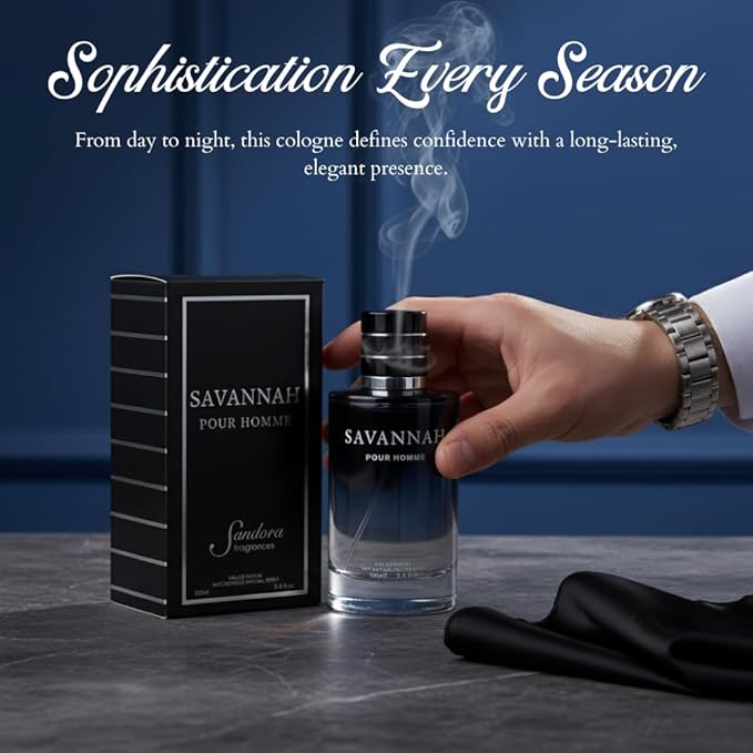 Men's Cologne – INSPIRED by A WORLD RENOWNED MEN'S PERFUME – Calabrian Bergamot, Pepper, Lavender, Cedar – Fresh, Spicy, Woody, Aromatic – Long-Lasting Eau de Parfum 3.4 fl oz