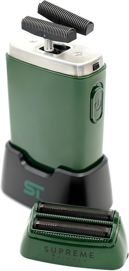 Supreme Trimmer Replacement Foil & Cutter SB63 | Hypoallergenic Foil for Crunch STF602 | Green