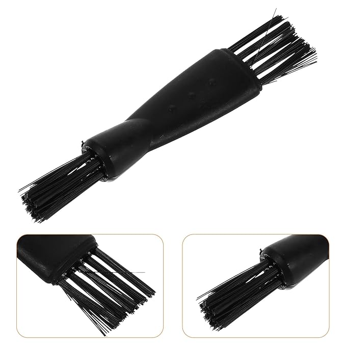 FRCOLOR 20 Pcs Double-head Razor Cleaner Brushes Plastic Clipper Cleaning Brushes for Electric Shaver and Trimmer Detail Cleaning in Barber and Personal Grooming