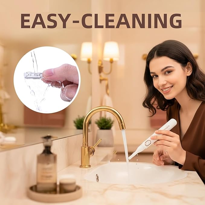 2025 Eyebrow Trimmer Facial Shaver for Women - Painless Facial Hair Remover, Mini Personal Grooming Tool with Combs