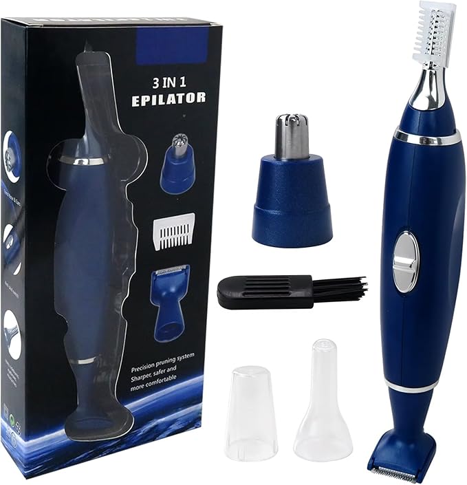 2025 Version Electric Ear Beard Nose Hair Trimmer Eyebrow Mustache Remover Shaver Clipper